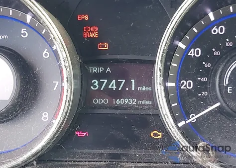 2011 Hyundai Sonata Gls z USA, uszkodzony, nr VIN 5NPEB4AC2BH097580